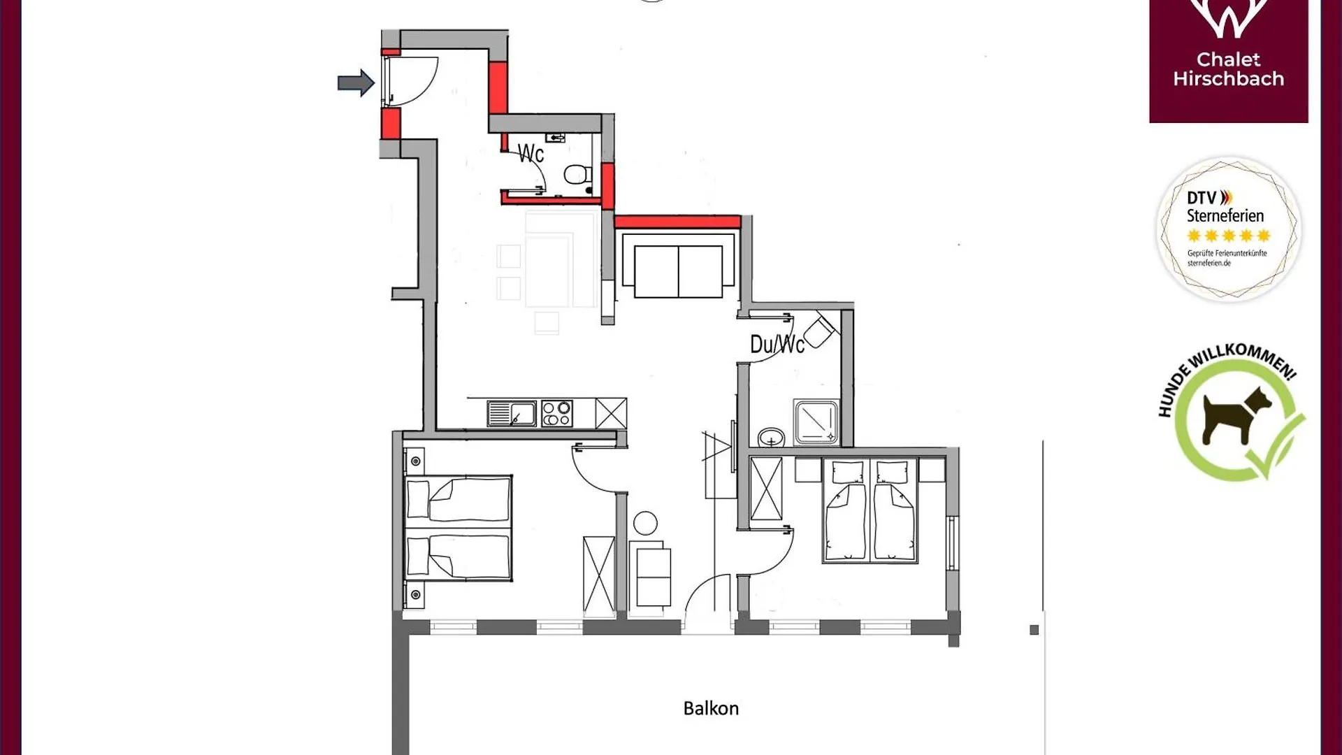Lägenhet Chalet Hirschbach Bad Hindelang